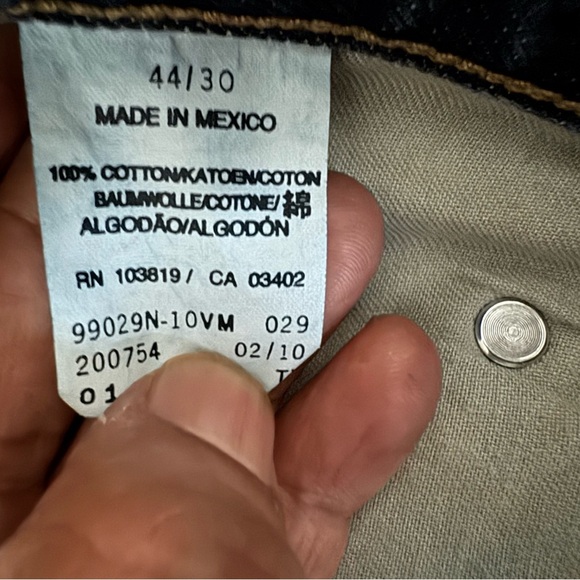 Men's Harley-Davidson Bootcut Jean - Dark Indigo. size 44x30 - Picture 4 of 4